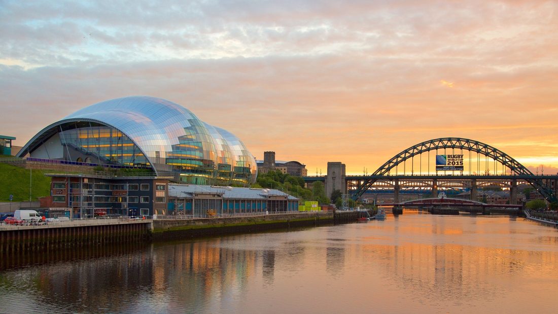 As pontes sobre o rio Tyne, em Newcastle