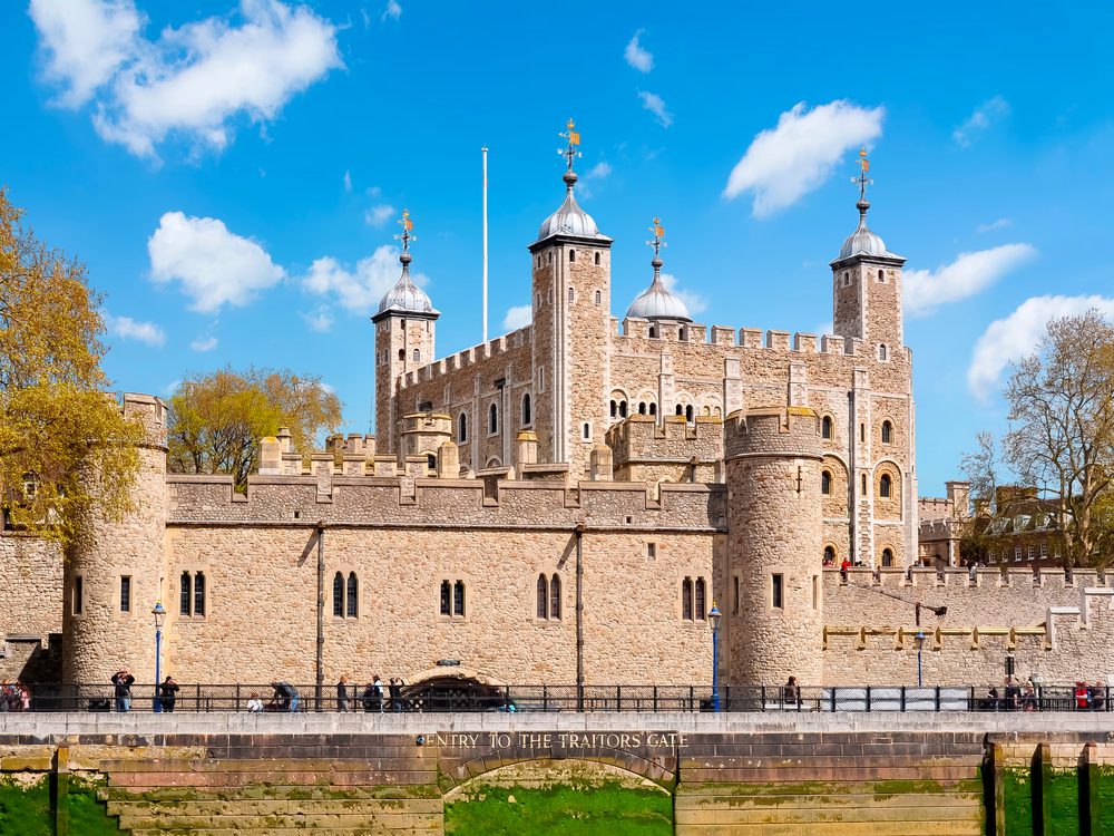 A Torre de Londres, fortaleza medieval às margens do Tâmisa